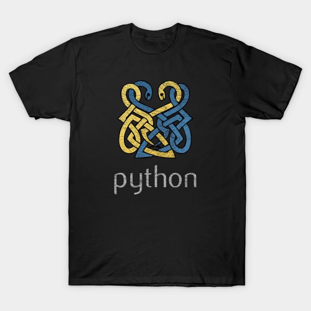 Python Programming Snakes T-Shirt by CWdesign